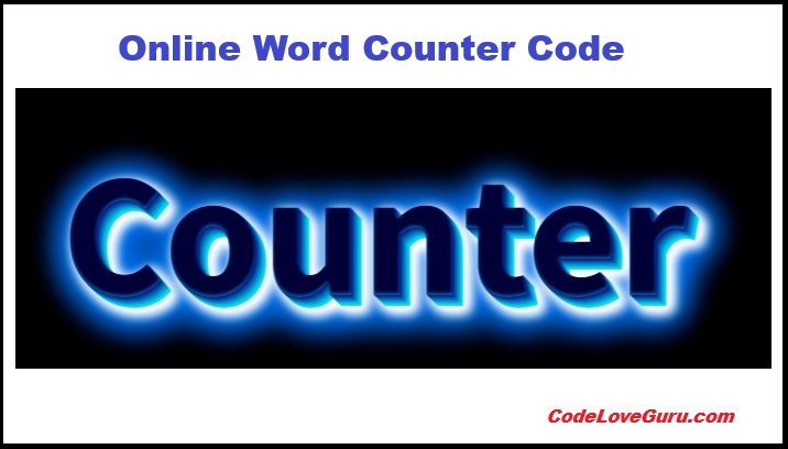 Online Word Counter Tool